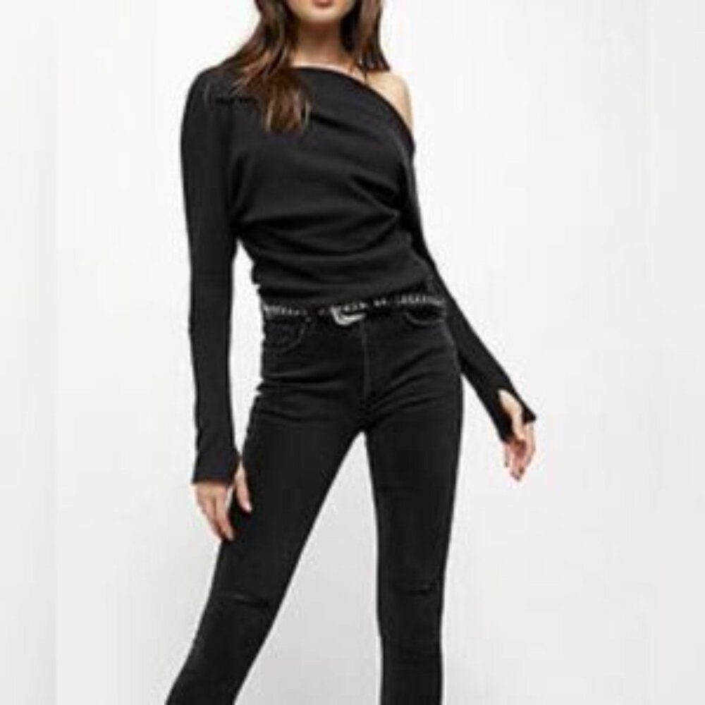 Free People We the Free Fuji Off the Shoulder Thermal Top (small)